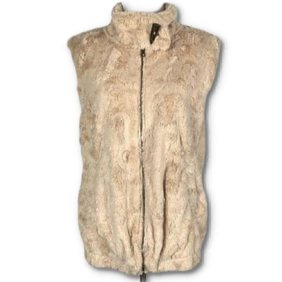 Sanctuary revolve vest sz M faux fur with pockets - Picture 1 of 10
